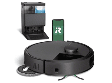 iRobot Roomba Plus 505 Combo Robot + Baza AutoWash Black