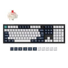 Keychron Q6 Max bežična mehanička tipkovnica, Gateron Jupiter crveni prekidači, crna (Q6M-M1-UK)
