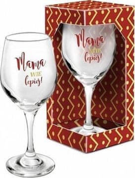BG MAMA ZNA BOLJE čaša za vino 220 ml