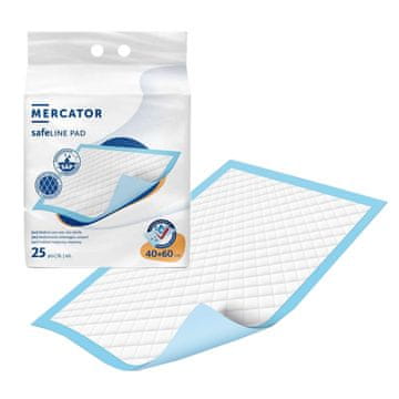 Upijajući jastučić za krevet 40 cm x 60 cm Safeline Pad 1016 ml 25 kom