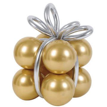 zlatni kromirani baloni 400838