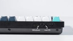 Keychron Q6 Max bežična mehanička tipkovnica, Gateron Jupiter banana prekidači, RGB, crna (Q6M-M4-UK)