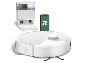 iRobot Roomba Plus 405 Combo Robot + Baza AutoWash White