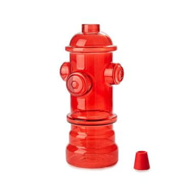 Staklena boca za vodu, piće, hidrant, crvena, za vatrogasce, smiješna 1,2 L