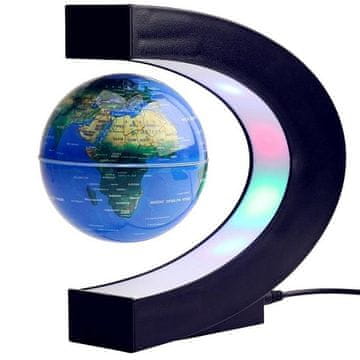 LEVITACIJSKA KUGLA Magnetski LED osvijetljeni stolni poklon za šefa