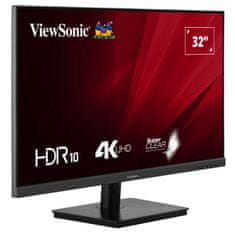 Viewsonic VA3208-4K-HD monitor, 81,3 cm (32), 4K UHD VA, HDR10, HDMI/DP, zaštita za oči, crna (VA3208-4K-HD)