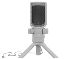 Genesis RADIUM 250 profesionalni mikrofon, 192kHz, USB-C, RGB, bijeli