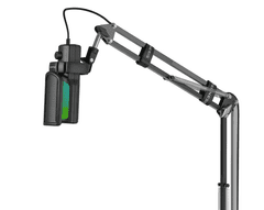 Genesis RADIUM 251 profesionalni mikrofon, 192kHz, USB-C, RGB, s držačem, crni