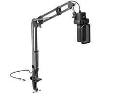 Genesis RADIUM 251 profesionalni mikrofon, 192kHz, USB-C, RGB, s držačem, crni