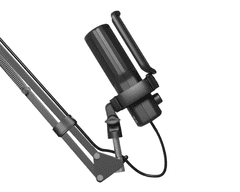 Genesis RADIUM 251 profesionalni mikrofon, 192kHz, USB-C, RGB, s držačem, crni