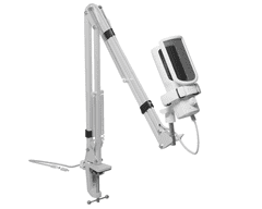 Genesis RADIUM 251 profesionalni mikrofon, 192kHz, USB-C, RGB, s držačem, bijeli