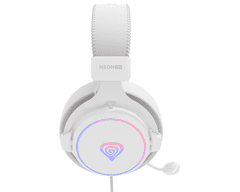 Genesis NEON 764 gamerske slušalice, 7.1, RGB, USB, bijele