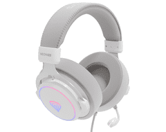 Genesis NEON 764 gamerske slušalice, 7.1, RGB, USB, bijele