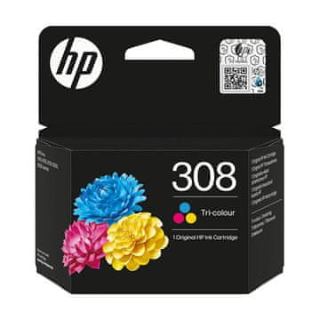 HP 308 Originalni trobojni uložak s tintom (7FP20UE#CE1)