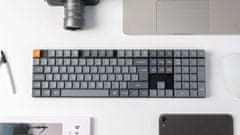 Keychron K5 Max bežična mehanička tipkovnica niskog profila, Gateron crveni prekidači, RGB (K5M-H1-UK)