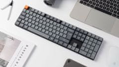 Keychron K5 Max bežična mehanička tipkovnica niskog profila, Gateron crveni prekidači, RGB (K5M-H1-UK)