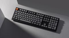Keychron K10 Max bežična mehanička tipkovnica, smeđi prekidači, RGB, crna (K10M-H3-UK)