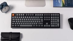 Keychron K10 Max bežična mehanička tipkovnica, smeđi prekidači, RGB, crna (K10M-H3-UK)