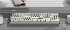 Keychron K10 HE bežična mehanička tipkovnica, aluminij, Gateron nebula magnetski prekidači, RGB, bijela (Special Edition) (K10H-Q1-UK)