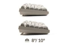 Keychron C2 Pro 8K žičana mehanička tipkovnica, crveni prekidači, RGB, retro (C2PX-M1-UK)