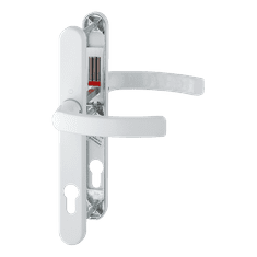 Hoppe Liege 1540/3347N aluminijska kvaka za ulazna vrata, 72-82 mm, bijela (H11671312)