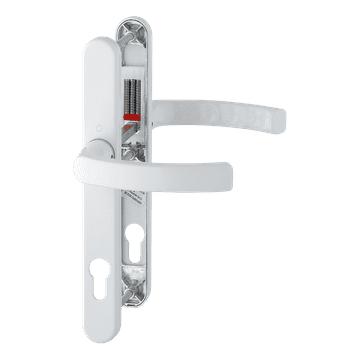 Hoppe Liege 1540/3347N aluminijska kvaka za ulazna vrata, 72-82 mm, bijela (H11671312)