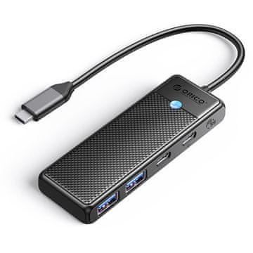 Orico Hub usb-c orico papw2ac-c3-015-bk-ep 2x usb-a, 2x usb-c, pd 100w