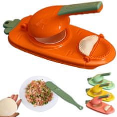 HOME & MARKER® Aparat za pripremu cmokova i raviola, kuhinjski 2-u-1 alat za oblikovanje i punjenje tijesta | DUMPLINGER