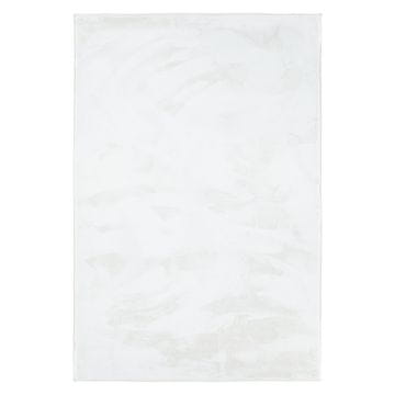 Homestyle4U Tepih 120x180 cm bijela kratka vlakna