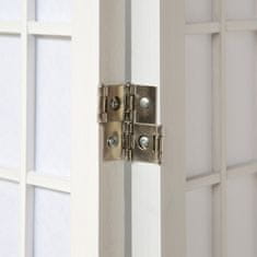 Pregrada za prostor 4-panelna Shoji pregrada 176x22x175 cm bijela sklopiva