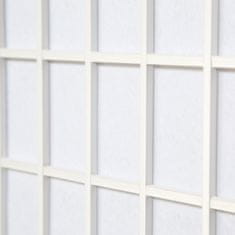 Pregrada za prostor 4-panelna Shoji pregrada 176x22x175 cm bijela sklopiva