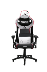 Spawn Igraća stolica Steamboat Willie Edition, magnetski jastuk, 4D naslon za leđa, 136 kg, crno-bijela