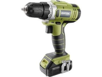 Extol Craft Akumulatorska bušilica/odvijač (402400) 12V Li-ion, 1300mAh