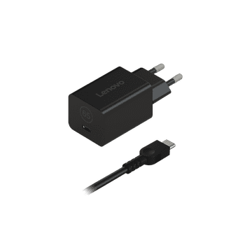 Lenovo GaN Nano adapter, 65 W, 90% PCC, USB-C, crni (40AWGN65EU)
