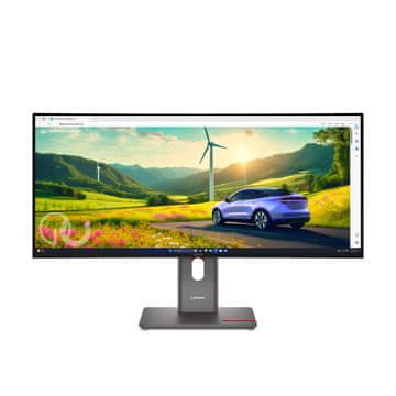 Lenovo ThinkVision P34WD-40 monitor, 86,4 cm (34), WQHD, 120 Hz, USB-C, 140 W, crni (64ADGAT1EU)