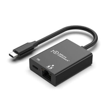 MicroConnect Vrhunski USB-C na RJ45 mrežni adapter & USB-C napajanje