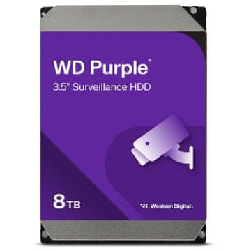 Western Digital Purple tvrdi disk, 8TB, 3,5, SATA3, 256MB, 5640 (WD85PURZ)