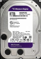 Western Digital Purple tvrdi disk, 8TB, 3,5, SATA3, 256MB, 5640 (WD85PURZ)