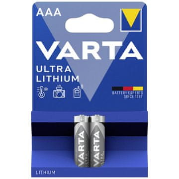 Varta baterija Ultra Lithium 2 AAA
