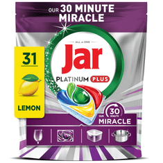 Jar Platinum Plus All in One 5C Lemon kapsule za perilicu posuđa, 31 kapsula