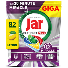 Jar Platinum Plus All in One 5C Lemon kapsule za perilicu posuđa, 82 kapsule