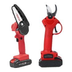 HOME & MARKER® Akumulatorska mini motorna pila + električne škare za rezidbu 1+1 set | BRENWHIZ