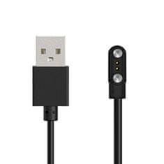 MG Magnetic kabel za punjenje za Smart sat 2-pin 2.8mm 1m, crni