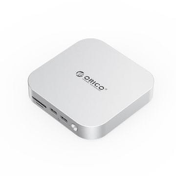 Orico MiniLink 9in1 USB-C HUB adapter / docking stanica M.2 SSD, srebrna