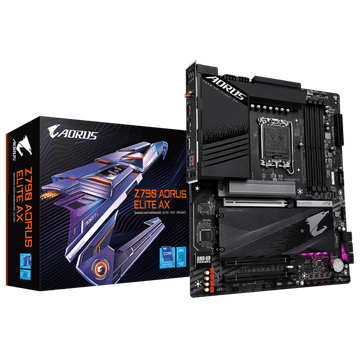 Gigabyte Z790 AORUS ELITE AX, DDR5, SATA3, USB3.2Gen2x2, DP, 2.5GbE, WIFI 6E, LGA1700 ATX
