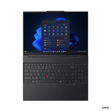 Lenovo Prijenosno računalo ThinkPad E16 Gen 3, AMD Ryzen 7 250, 40,6 cm (16), 32 GB, 1 TB SSD, Win11 Pro, crno (21ST0050SC)