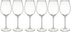 5Five® Set od 6 elegantnih vinskih čaša Lina 410 ml