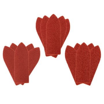 Brusni papir s čičkom delta navojem 32 x 92 mm, K60, K100, K180, set od 15 komada