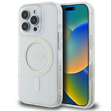 Guess Guess Futrola Tvrda Za Iphone 16 Pro Max 6.9 Za Magsafe Iml Prozirna