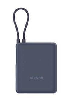 Xiaomi Prijenosna baterija od 33 W, integrirani USB-C kabel, 10000 mAh, plava (59610)